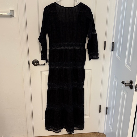 cynthia cazort collins black lace resort dress - Picture 3 of 5